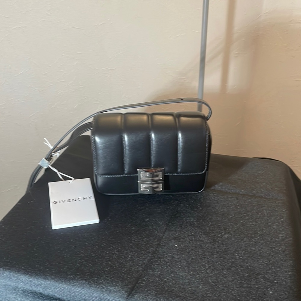 Givenchy 4G Quilted Crossbody Bag in Lambskin Leather